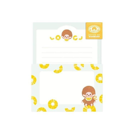 [PINEAPPLE] "Monchhichi Fruit Parlor" Letter Set - Rosey’s Kawaii Shop