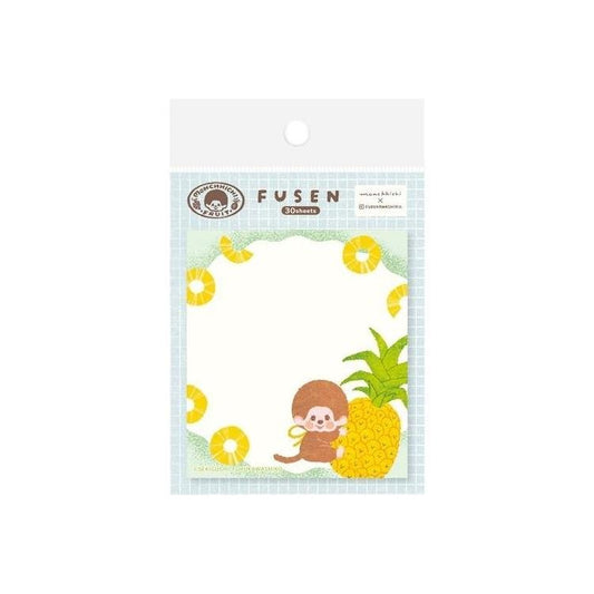 [PINEAPPLE] "Monchhichi Fruit Parlor" Sticky Notes - Rosey’s Kawaii Shop