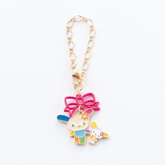 [PINK BOW] "Usahana" Metal Bag Charm - Rosey’s Kawaii Shop