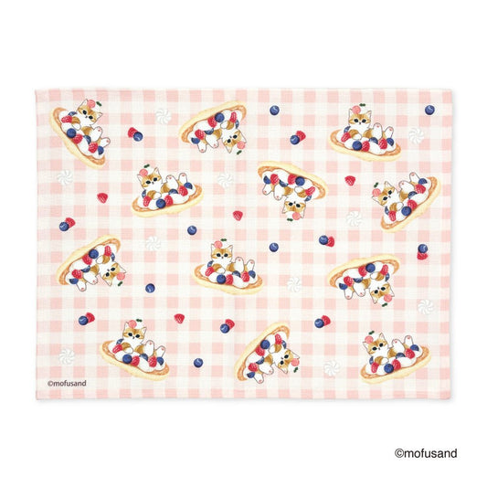 [PINK] "Mofusand Berry Desserts" Lunch Mat - Rosey’s Kawaii Shop