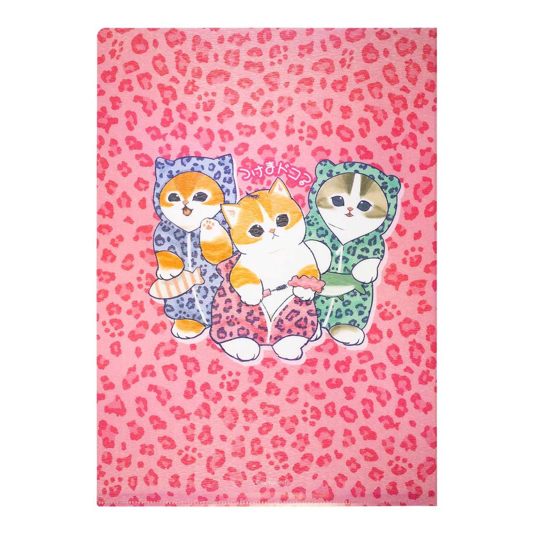 [PINK] "Mofusand Gal Nyan Series" Clear File - Rosey’s Kawaii Shop
