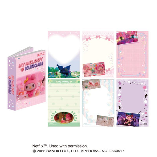 [PINK] "My Melody & Kuromi Netflix Series" Patapata Memo - Rosey’s Kawaii Shop