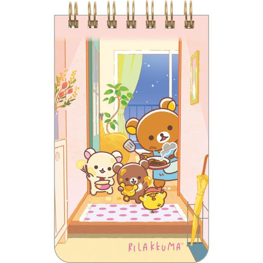 [PINK] "Rilakkuma Stay With Me" Spiral Memo - Rosey’s Kawaii Shop