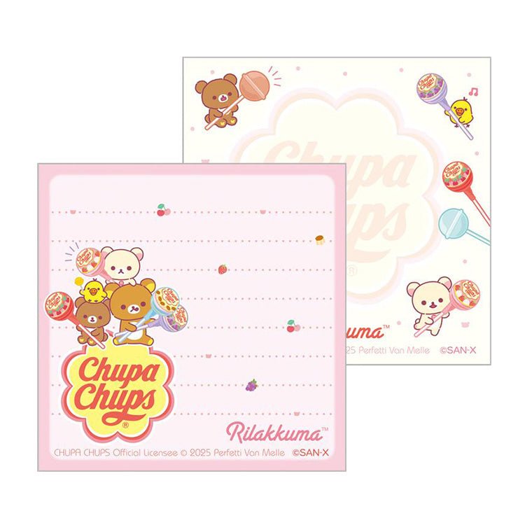 [PINK] "Rilakkuma x Chupa Chups" Block Memo - Rosey’s Kawaii Shop