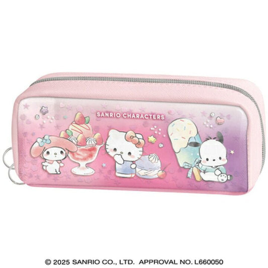 [PINK] "Sanrio Chimachima Sweets Shakashaka" Pencil Case - Rosey’s Kawaii Shop