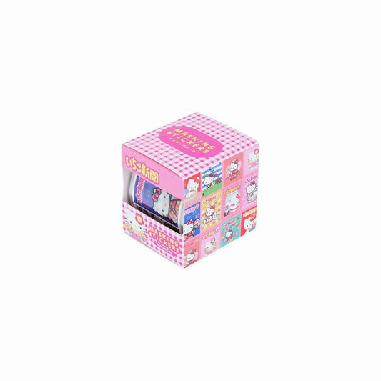 [PINK] "Sanrio Strawberry News 50th Anniversary" Boxed Masking Stickers - Rosey’s Kawaii Shop