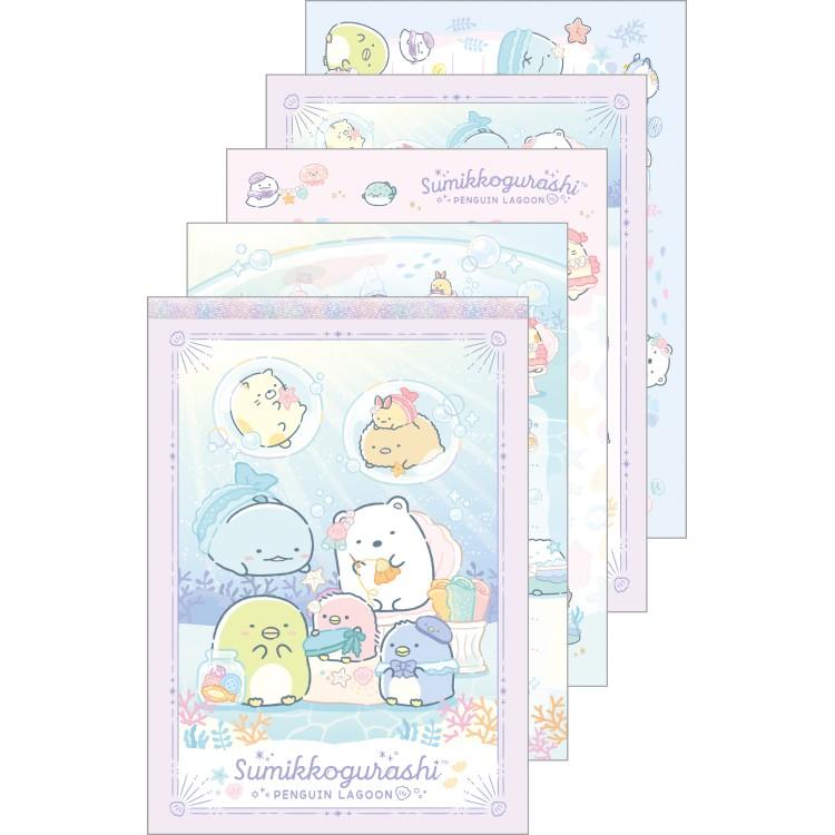 [PINK] "Sumikko Gurashi Penguin Lagoon" A6 Memo Pad - Rosey’s Kawaii Shop