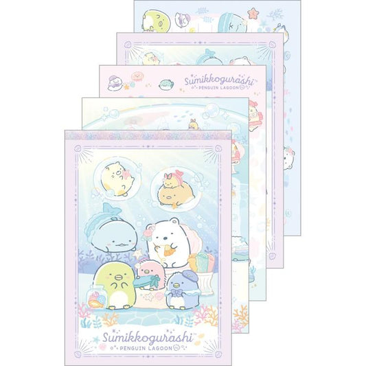 [PINK] "Sumikko Gurashi Penguin Lagoon" A6 Memo Pad - Rosey’s Kawaii Shop