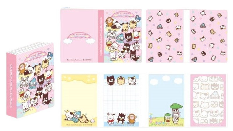 [PINK] "Tama and Friends x Sanrio" Pata Pata Memo - Rosey’s Kawaii Shop