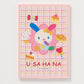 [PINK] "Usahana" Folding Mirror - Rosey’s Kawaii Shop