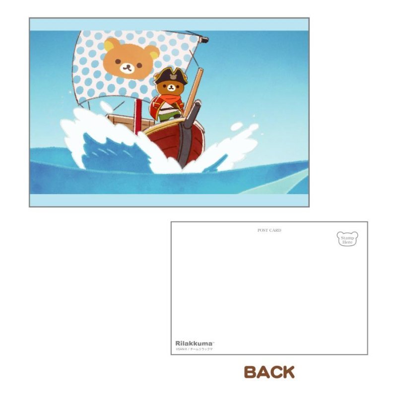 [PIRATE SHIP] LIMITED "Rilakkuma Store Anime PV" Postcard - Rosey’s Kawaii Shop