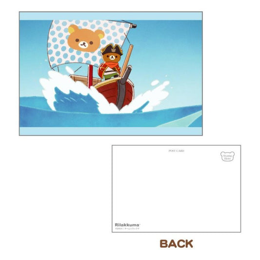 [PIRATE SHIP] LIMITED "Rilakkuma Store Anime PV" Postcard - Rosey’s Kawaii Shop