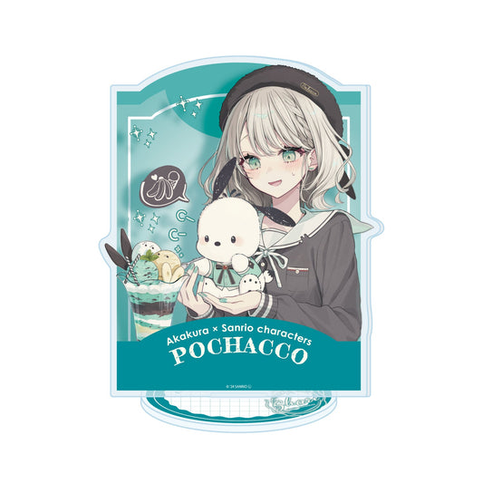 [POCHACCO] "Akakura x Sanrio: Cafe & Parfait" Acrylic Stand - Rosey’s Kawaii Shop
