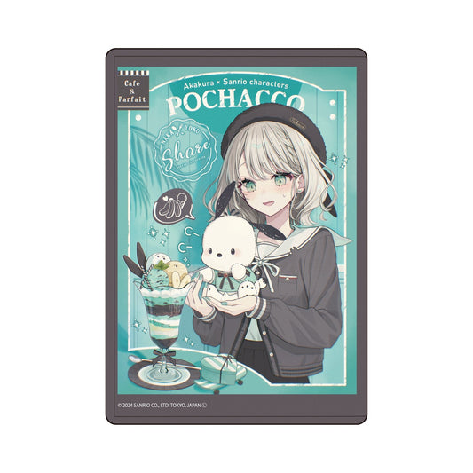 [POCHACCO] "Akakura x Sanrio: Cafe & Parfait" Clear Chara Case - Rosey’s Kawaii Shop