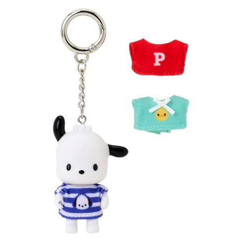 "Pochacco Dress Up" Keychain with Changeable Clothes - Rosey’s Kawaii Shop
