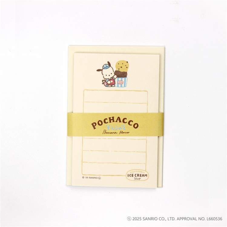 [POCHACCO] "Hapidanbui Ice Cream Shop" Letter Set - Rosey’s Kawaii Shop