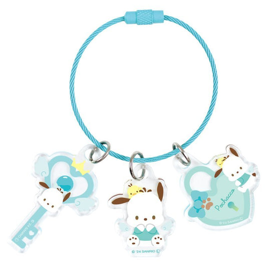 [POCHACCO] "Sanrio Angel Key" Wire Keychain - Rosey’s Kawaii Shop