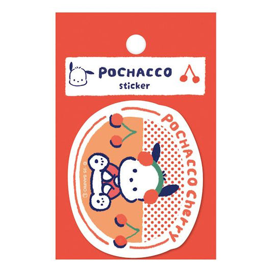 [POCHACCO] "Sanrio Characters Fruit Market" Die - Cut Sticker - Rosey’s Kawaii Shop
