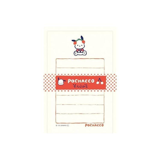 [POCHACCO] "Sanrio Characters Fruit Market" Notepad - Rosey’s Kawaii Shop