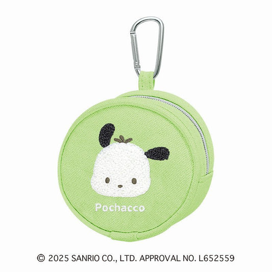 [POCHACCO] "Sanrio Fluffy Embroidery Sagara" Mini Pouch - Rosey’s Kawaii Shop