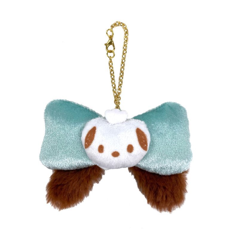 [POCHACCO] "Sanrio Fluffy Face Ribbon" Bag Charm - Rosey’s Kawaii Shop