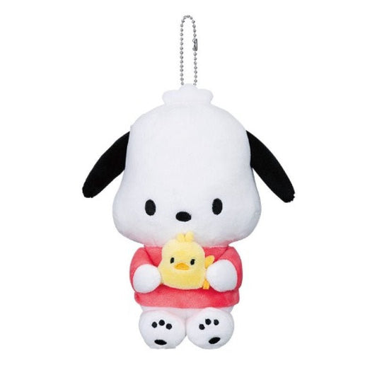 [POCHACCO] "Sanrio Mugyu Art Buddy" Plush Keychain - Rosey’s Kawaii Shop