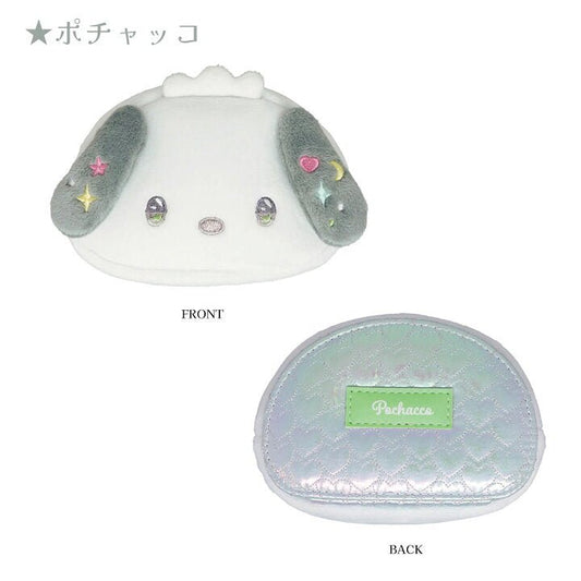 [POCHACCO] "Sanrio Stars Boa" Mirror Pouch - Rosey’s Kawaii Shop