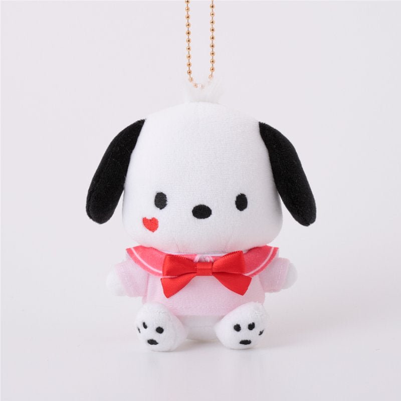 [POCHACCO VALENTINE] "Ichigo Shinbun 50th Anniversary x Munyugurumi Patio POPUP STORE" Plush Keychain - Rosey’s Kawaii Shop