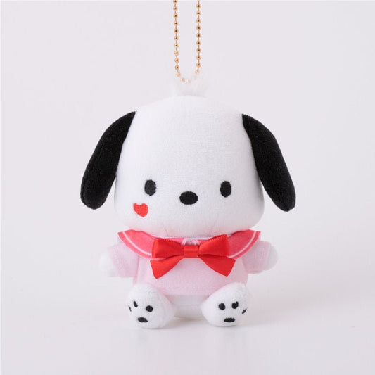 [POCHACCO VALENTINE] "Ichigo Shinbun 50th Anniversary x Munyugurumi Patio POPUP STORE" Plush Keychain - Rosey’s Kawaii Shop