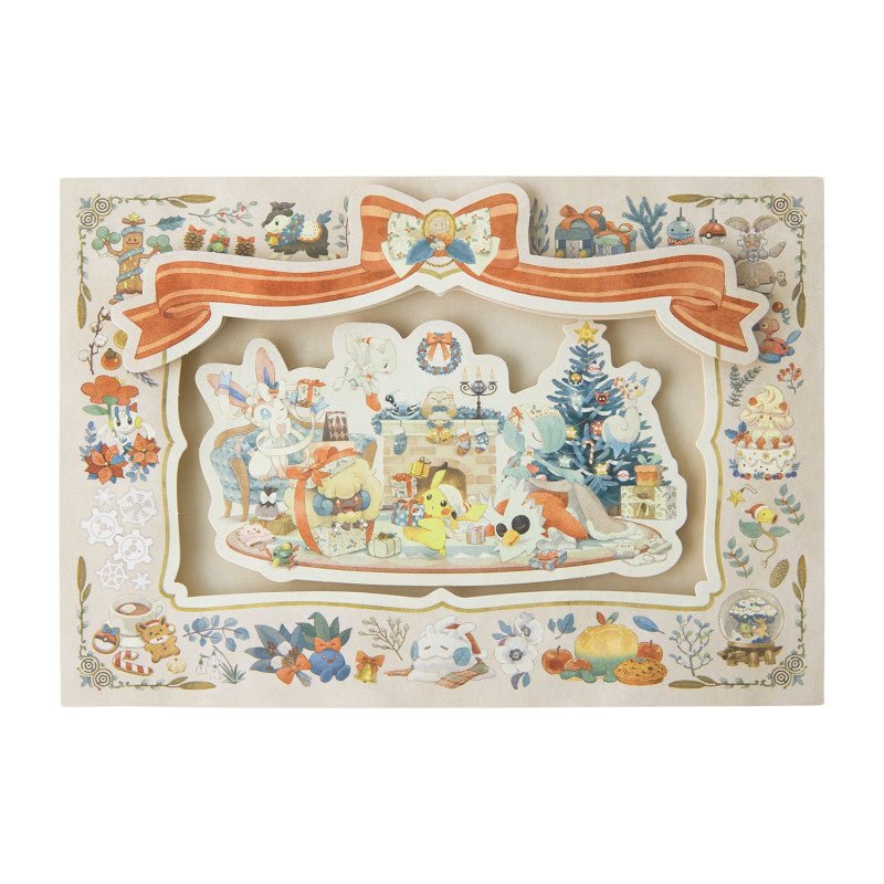 "Pokemon Holiday Blessings" Message Card - Rosey’s Kawaii Shop