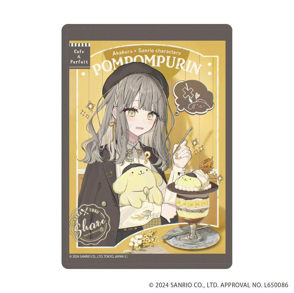 [POMPOMPURIN] "Akakura x Sanrio" Chara Clear Case - Rosey’s Kawaii Shop