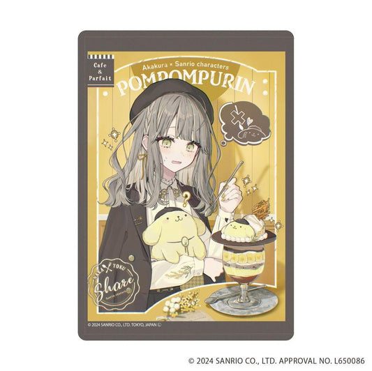 [POMPOMPURIN] "Akakura x Sanrio" Chara Clear Case - Rosey’s Kawaii Shop