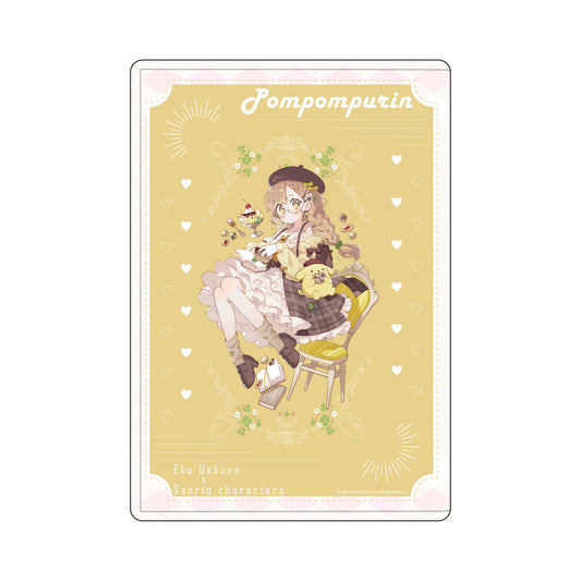 [POMPOMPURIN] "Eku Uekura x Sanrio" Clear Case - Rosey’s Kawaii Shop