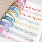 [POMPOMPURIN / FLOWERS] "Sanrio Characters" Clear Masking Tape - Rosey’s Kawaii Shop