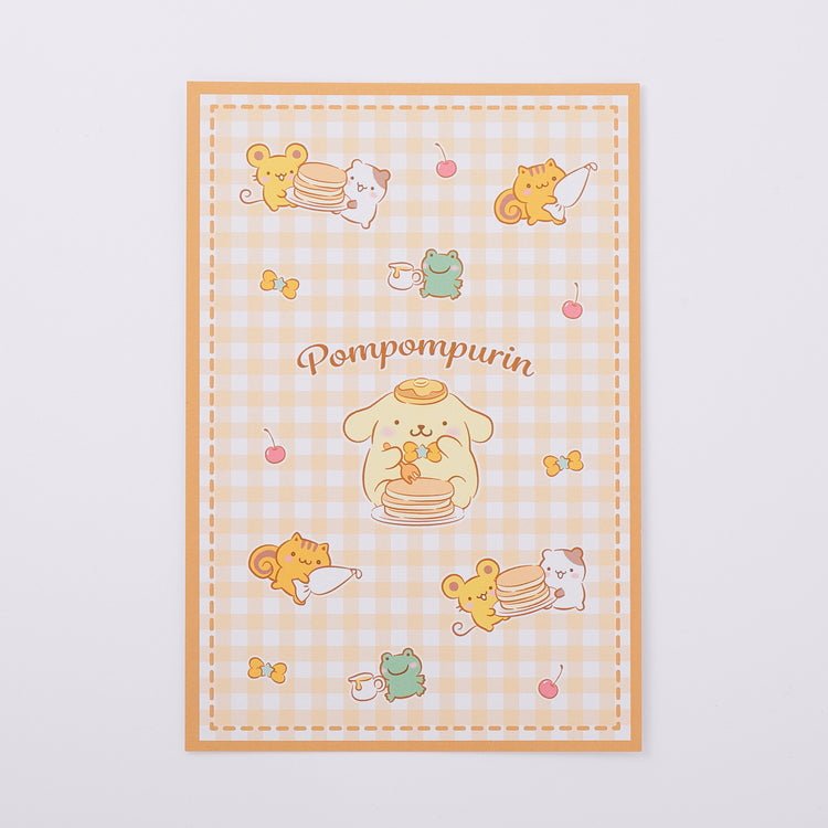 "Pompompurin: Happy Share Pancake" Postcards - Rosey’s Kawaii Shop
