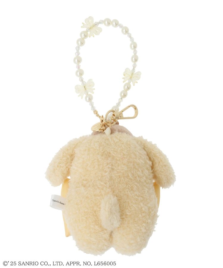 [POMPOMPURIN] "Maison de FLEUR x Sanrio" Plush Keychain - Rosey’s Kawaii Shop