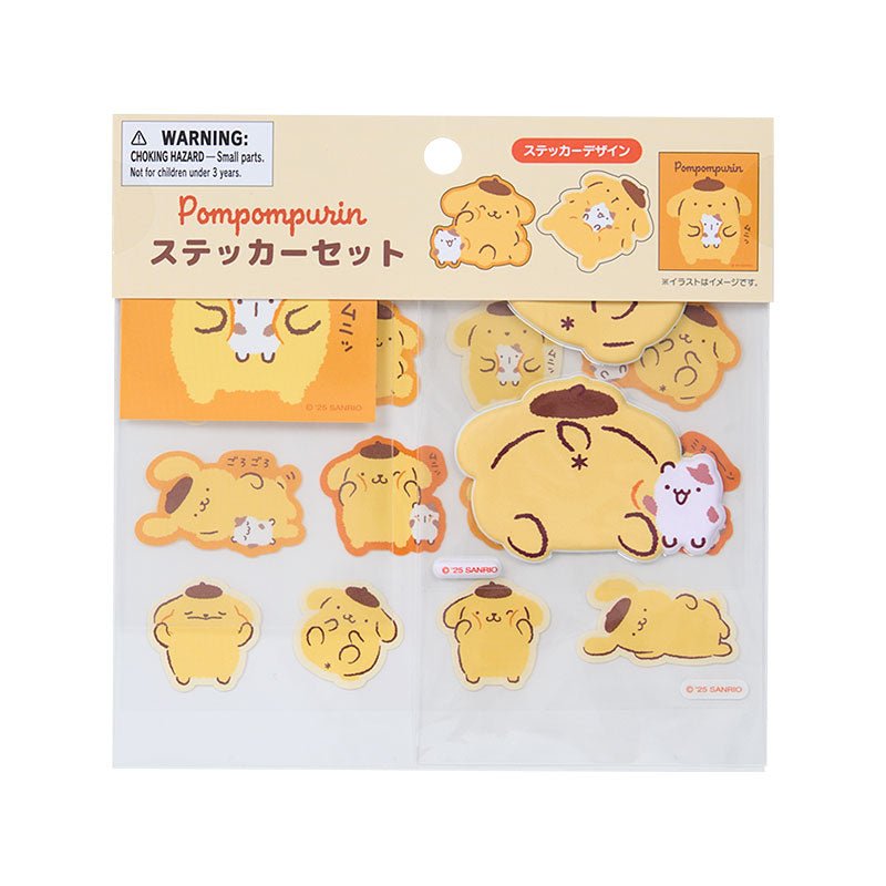"Pompompurin & Muffin Friendship Time" Sticker Set - Rosey’s Kawaii Shop