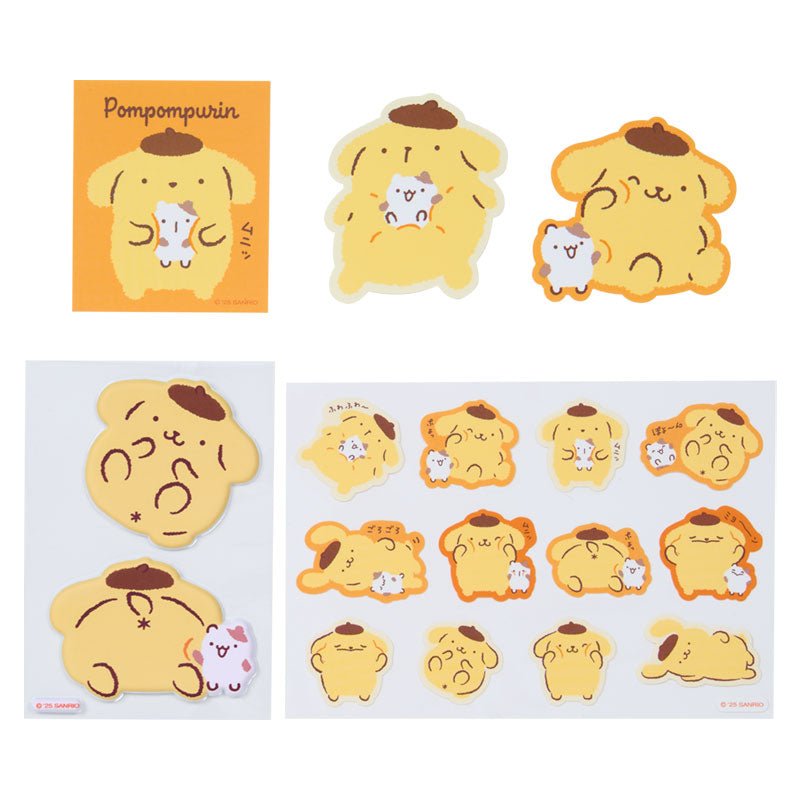 "Pompompurin & Muffin Friendship Time" Sticker Set - Rosey’s Kawaii Shop
