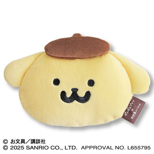 [POMPOMPURIN] "Pompompurin x Obungu to Issho" Face Pouch - Rosey’s Kawaii Shop