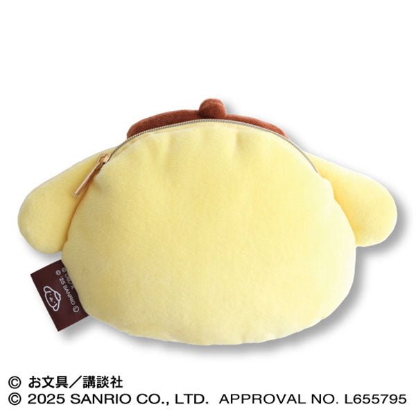 [POMPOMPURIN] "Pompompurin x Obungu to Issho" Face Pouch - Rosey’s Kawaii Shop