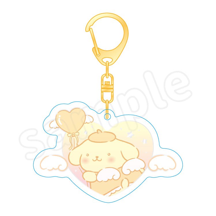 [POMPOMPURIN] "Sanrio Angel Kiratsuya" Acrylic Keychain - Rosey’s Kawaii Shop
