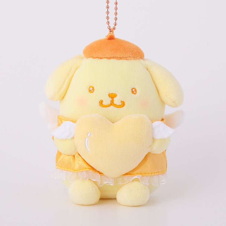 [POMPOMPURIN] "Sanrio Angel Munyugurumi" Plush Keychain - Rosey’s Kawaii Shop
