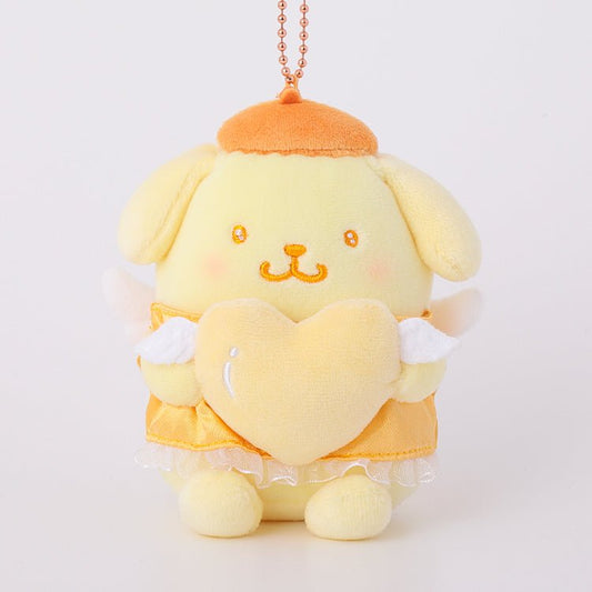 [POMPOMPURIN] "Sanrio Angel Munyugurumi" Plush Keychain - Rosey’s Kawaii Shop