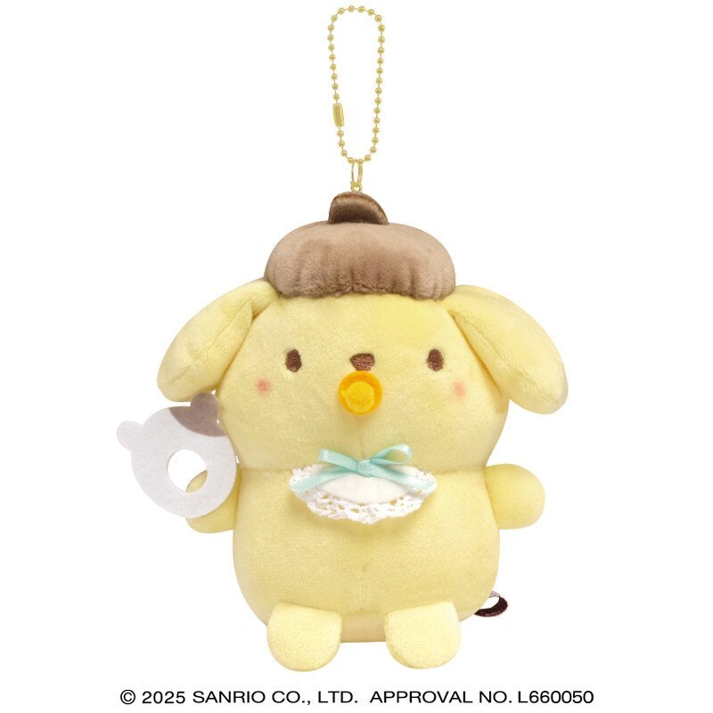 [POMPOMPURIN] "Sanrio Baby" Plush Keychain - Rosey’s Kawaii Shop