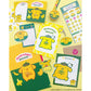 [POMPOMPURIN] "Sanrio Characters Fruit Market" Mini Letter Set - Rosey’s Kawaii Shop