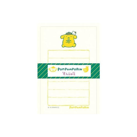 [POMPOMPURIN] "Sanrio Characters Fruit Market" Notepad - Rosey’s Kawaii Shop