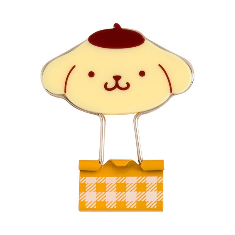 [POMPOMPURIN] "Sanrio Double Binder Clips" - Rosey’s Kawaii Shop