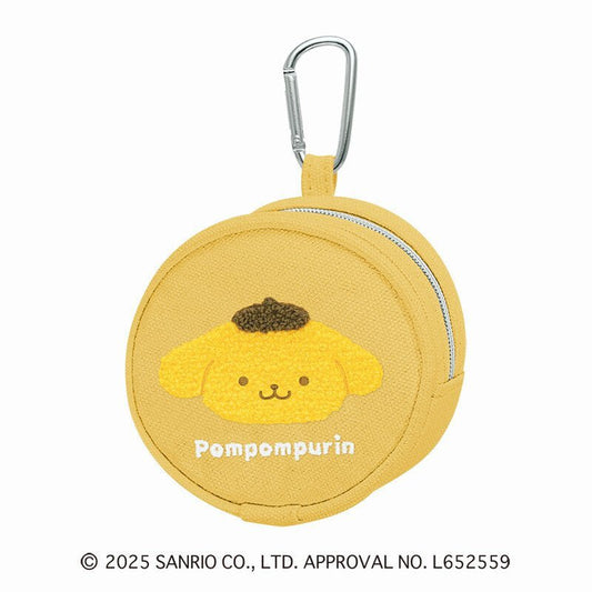 [POMPOMPURIN] "Sanrio Fluffy Embroidery Sagara" Mini Pouch - Rosey’s Kawaii Shop