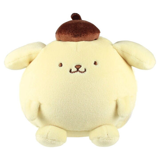 [POMPOMPURIN] "Sanrio Mottsumi ROUND" Plush - Rosey’s Kawaii Shop