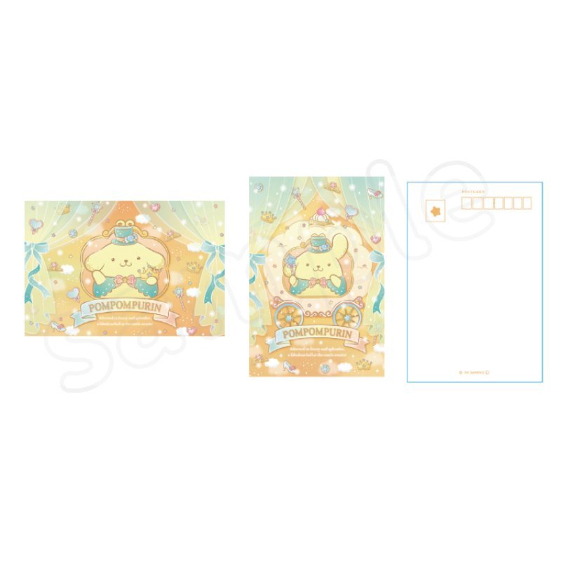 [POMPOMPURIN] "Sanrio Sparkle" Postcard Set - Rosey’s Kawaii Shop